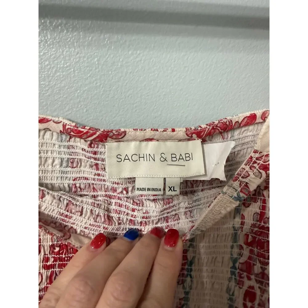 Sachin & Babi Smocked Maxi